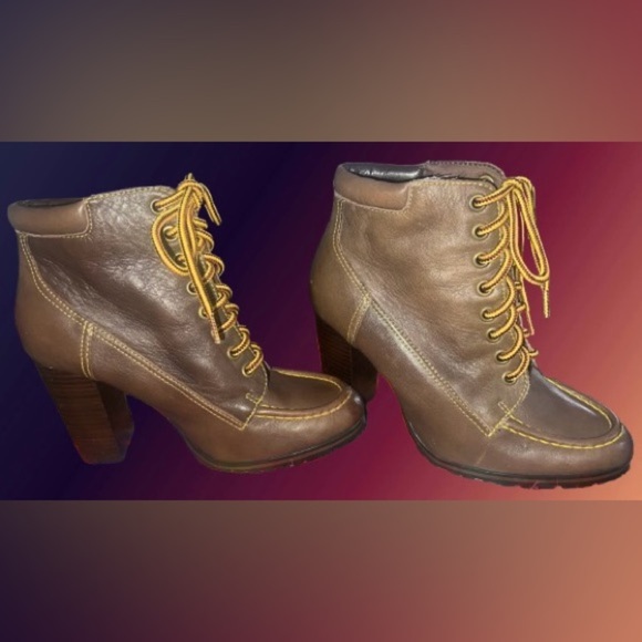 Colin Stuart leather ankle boots Wmns sz 8 - Picture 4 of 8